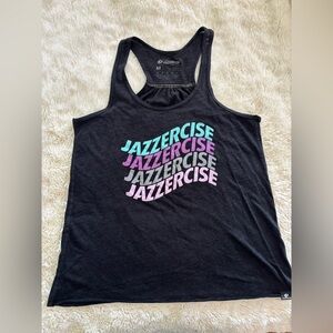 Jazzercise Tank, Black, Medium